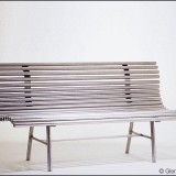 bench.aluminum.curving