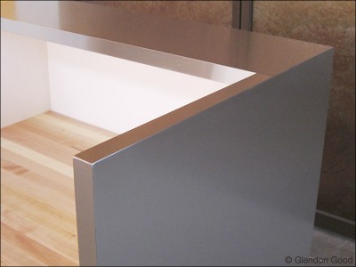 Stainless Steel Reception Desk Glendon Good