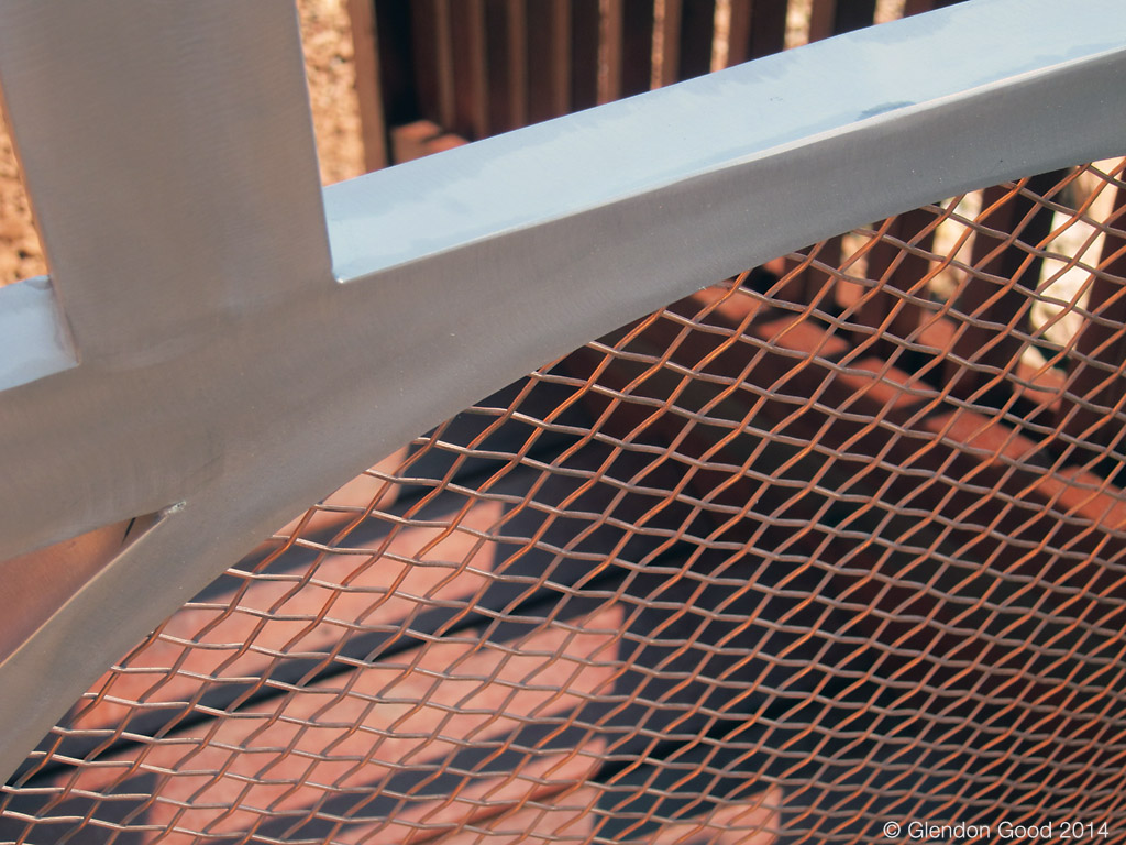 copper mesh and aluminum