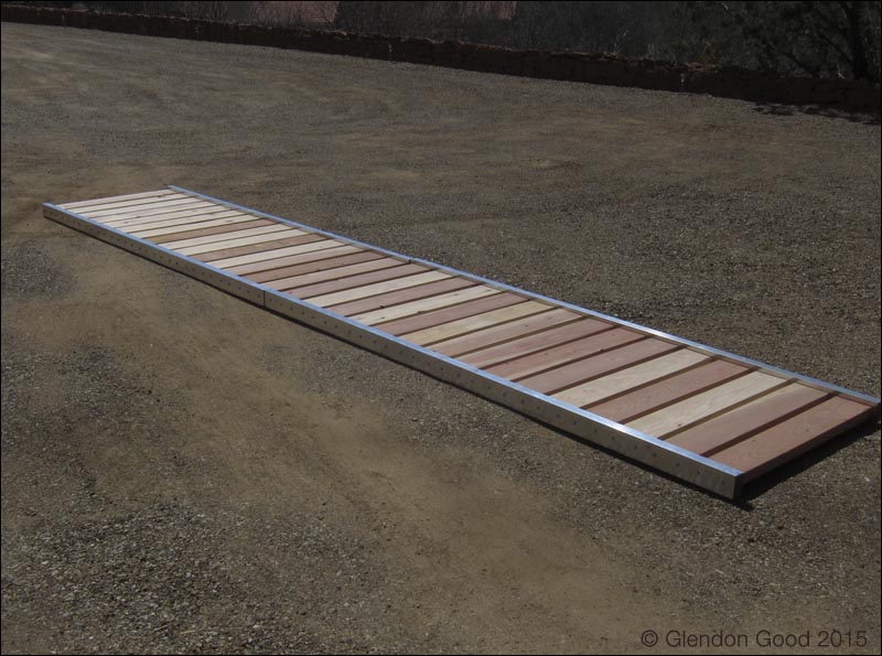 Aluminum Redwood Footbridge 1