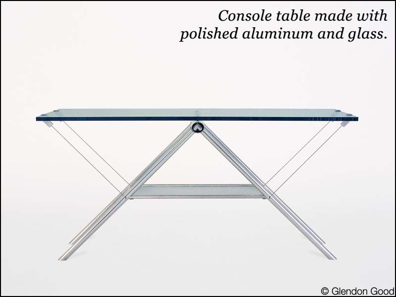table.antioch.glass.alum.console